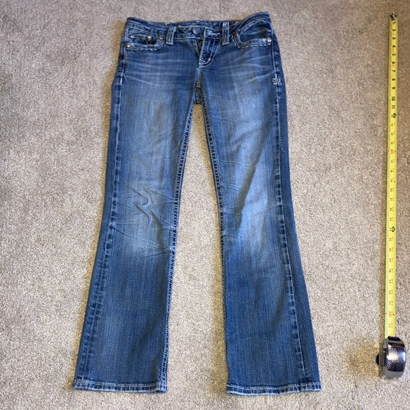 Miss Me Blue Boot Cut Jeans - Picture 1 of 6